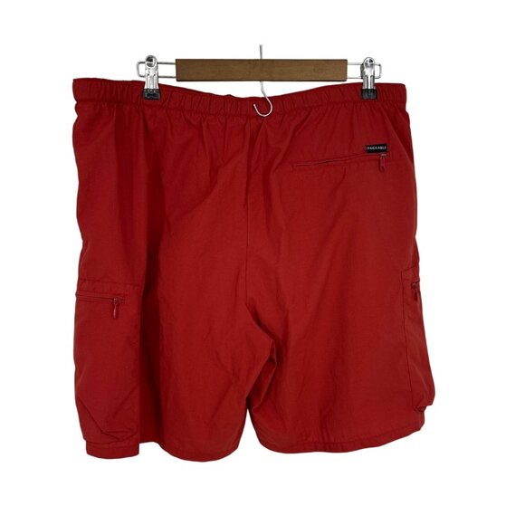 Columbia Mens Red Packable Cargo Shorts With Adjustable Waistband Size M - Picture 5 of 11